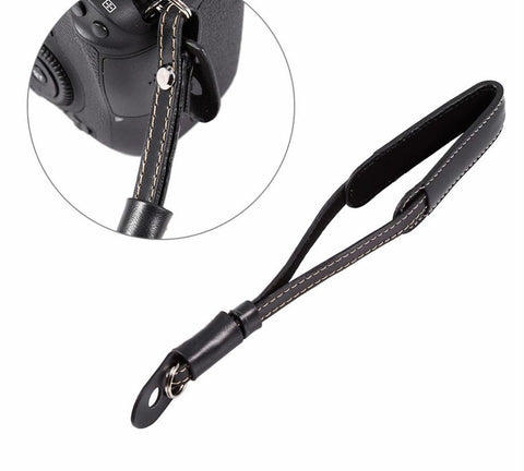 PU Leather Camera Wrist Strap